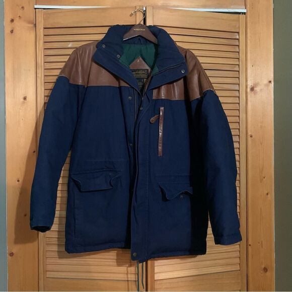 Vintage Black Label Eddie Bauer Goose down Jacket Medium - Picture 1 of 8